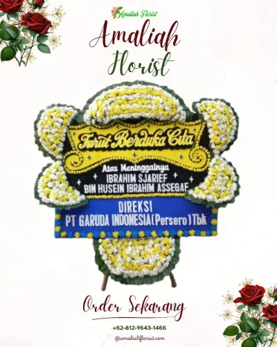 Papan Bunga Duka di Margahayu